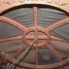 Dentro de una yurta mongol