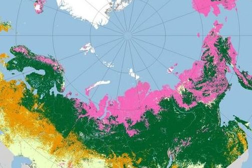 mapa de Asia del norte